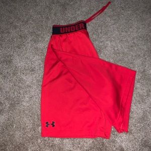 Red Under Armour Shorts